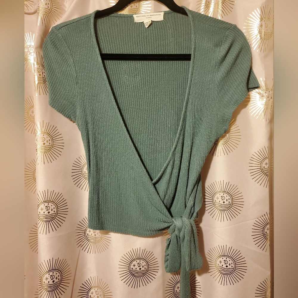 Crop Wrap Shirt